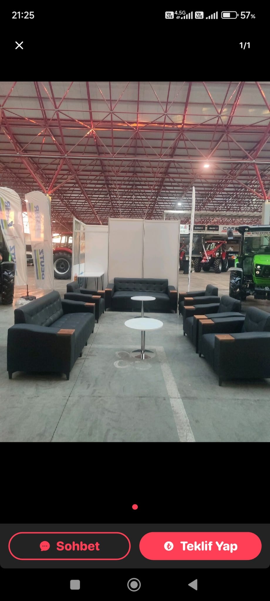 Ankara Fuar Malzeme Kiralama VIP Takım Projesi 6